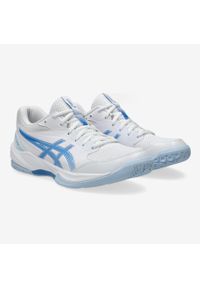 Asics - Buty do piłki ręcznej ASICS Gel Task 4. Kolor: biały, niebieski, wielokolorowy