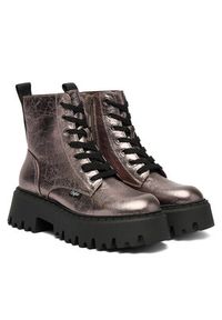 Buffalo Trzewiki Aspen Lace Up Mid 1622596 Srebrny. Kolor: srebrny. Materiał: skóra #4