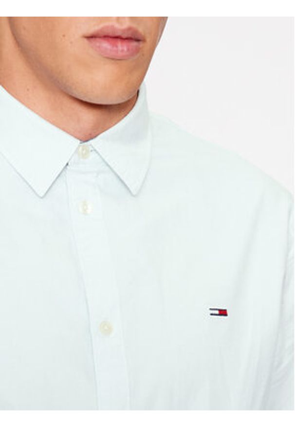 Tommy Jeans Koszula Classic Oxford DM0DM15408 Zielony Classic Fit. Kolor: zielony. Materiał: bawełna