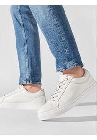 Trussardi Jeans - Trussardi Sneakersy 77A00383 Biały. Kolor: biały. Materiał: skóra #7