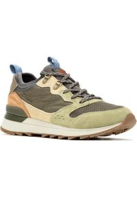 Buty do chodzenia męskie Merrell Alpine 83. Zapięcie: sznurówki. Kolor: wielokolorowy, brązowy, zielony. Materiał: zamsz, materiał, syntetyk, tkanina. Szerokość cholewki: normalna. Sport: turystyka piesza