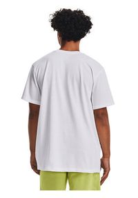 Under Armour T-Shirt Ua Logo Emb 1373997 Biały Relaxed Fit. Kolor: biały. Materiał: syntetyk, bawełna #4