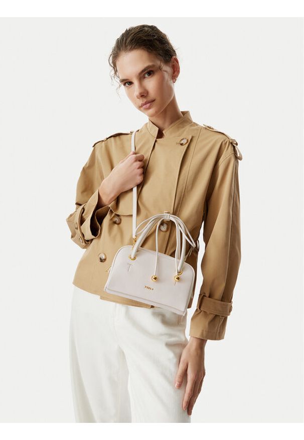 Furla Torebka Poppy Mini WE00915 BX4573 CN PNN00 Beżowy jasny. Kolor: beżowy. Materiał: skórzane