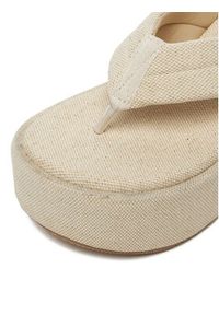 DeeZee Japonki CT0718-1 Beżowy. Kolor: beżowy. Materiał: materiał #2