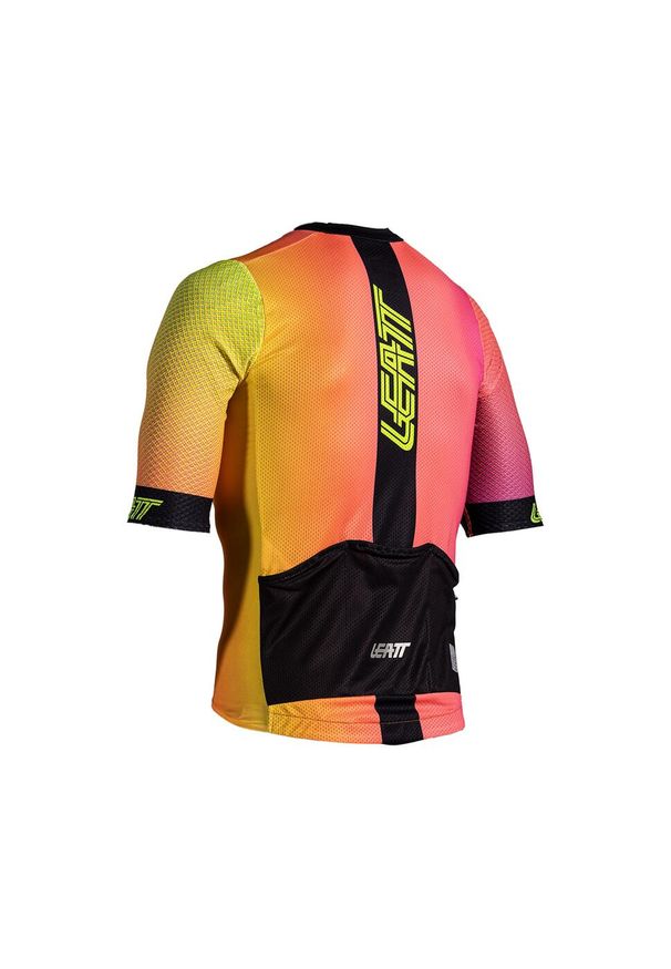 Koszulka rowerowa LEATT Jersey MTB Endurance 6.0. Kolor: różowy. Materiał: jersey