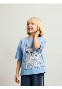 Reserved - T-shirt Lilo i Stitch - niebieski. Kolor: niebieski. Materiał: bawełna #1