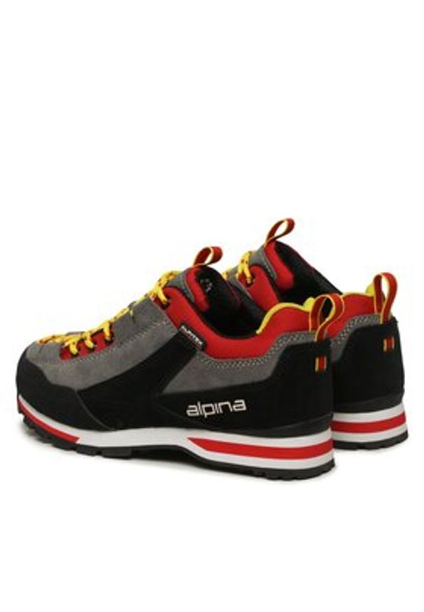 Alpina Trekkingi Royal 627M-1 Czarny. Kolor: czarny. Materiał: skóra. Sport: turystyka piesza
