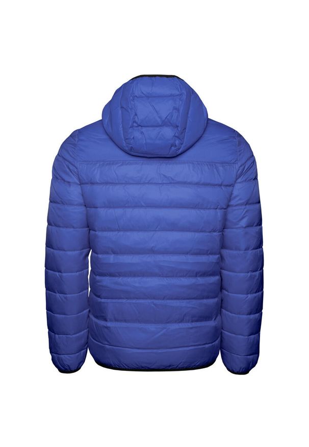 Kappa - Kurtka turystyczna męska. Typ kołnierza: bez kaptura, kaptur. Kolor: niebieski, wielokolorowy. Materiał: poliester. Styl: klasyczny. Sport: turystyka piesza