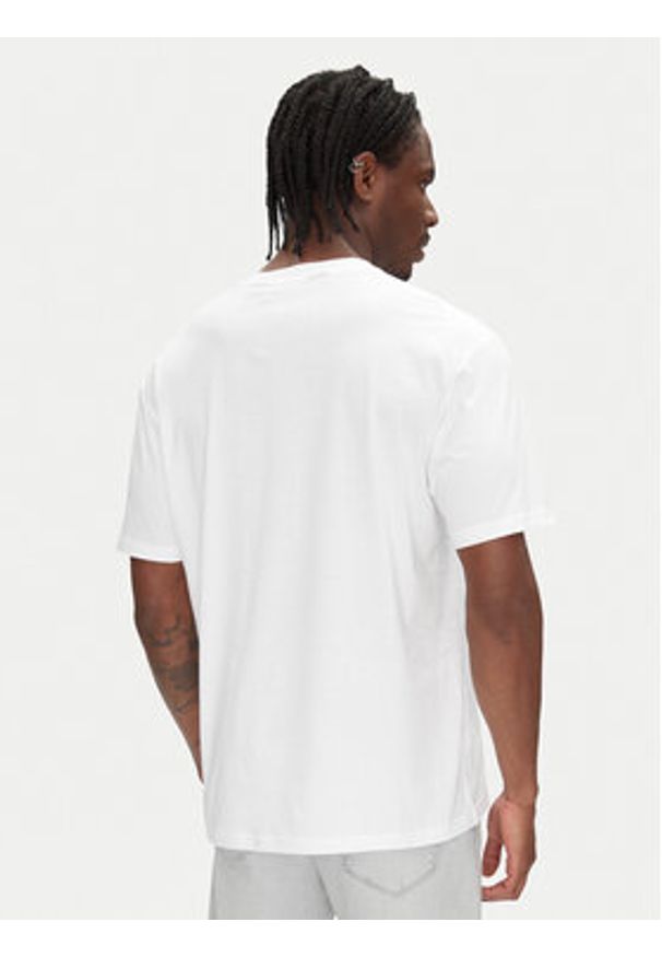 Just Cavalli T-Shirt 78OAHE22 Biały Regular Fit. Kolor: biały. Materiał: bawełna