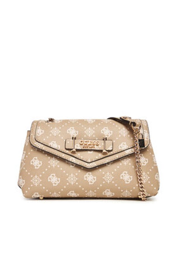 Guess Torebka Silia HWGP98 90210 Beżowy. Kolor: beżowy. Materiał: skórzane