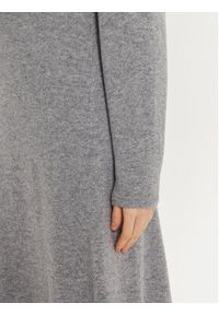 MAX&Co. Sukienka dzianinowa 2426326014200 Szary Regular Fit. Kolor: szary. Materiał: wełna