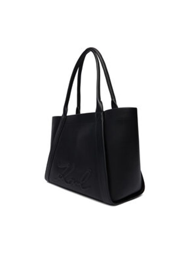 Karl Lagerfeld - KARL LAGERFELD Torebka B1W30066 Czarny. Kolor: czarny. Materiał: skórzane