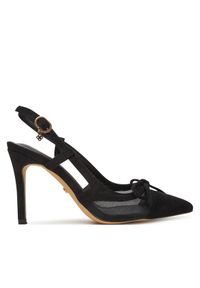 DeeZee Sandały AU-8268-10 Czarny. Kolor: czarny. Materiał: materiał