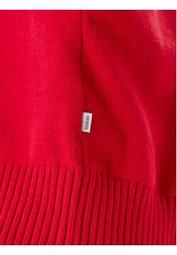 Guess Jeans Sweter W5YR33 Z3HM1 Czerwony Regular Fit. Kolor: czerwony. Materiał: bawełna #4