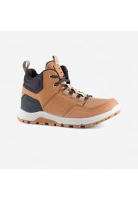 quechua - Buty turystyczne dla dzieci Quechua MH500 mid. Kolor: szary, brązowy, wielokolorowy. Materiał: tkanina, materiał, syntetyk. Sport: turystyka piesza #1