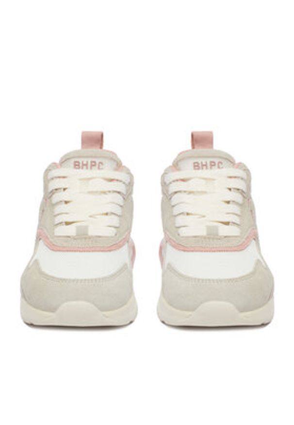 Beverly Hills Polo Club Sneakersy EO-L2400612 Beżowy. Kolor: beżowy. Materiał: zamsz, skóra