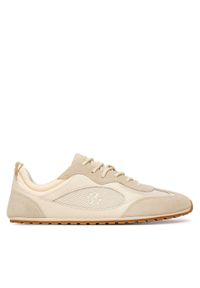 Tory Burch Sneakersy 176839 Beżowy. Kolor: beżowy. Materiał: skóra, zamsz #1