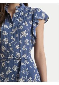 Lauren Ralph Lauren - LAUREN RALPH LAUREN Sukienka koszulowa 200970726001 Niebieski Regular Fit. Kolor: niebieski. Materiał: syntetyk. Typ sukienki: koszulowe #6