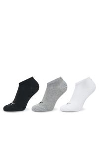Zestaw 3 par niskich skarpet unisex Puma. Wzór: kolorowy