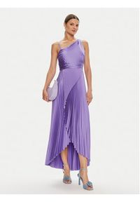 Liu Jo Sukienka wieczorowa CA4426 T3828 Fioletowy Regular Fit. Kolor: fioletowy. Materiał: syntetyk. Styl: wizytowy