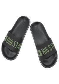 Big-Star - Czarne Klapki Big Star Stylowe Obuwie Męskie. Okazja: na co dzień. Kolor: czarny. Sezon: lato. Styl: elegancki #6