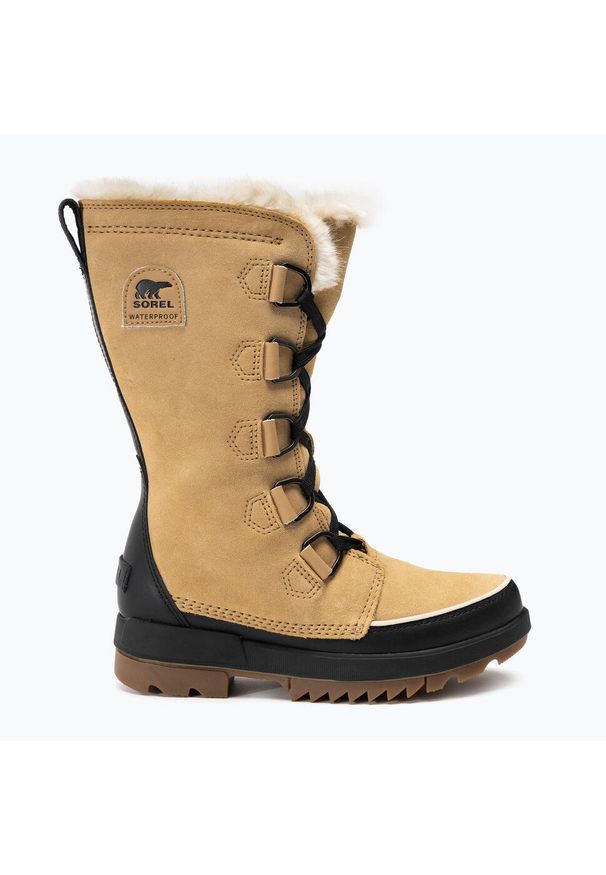 sorel - Śniegowce damskie Sorel Torino II Tall WP. Kolor: czarny. Sezon: zima. Styl: sportowy