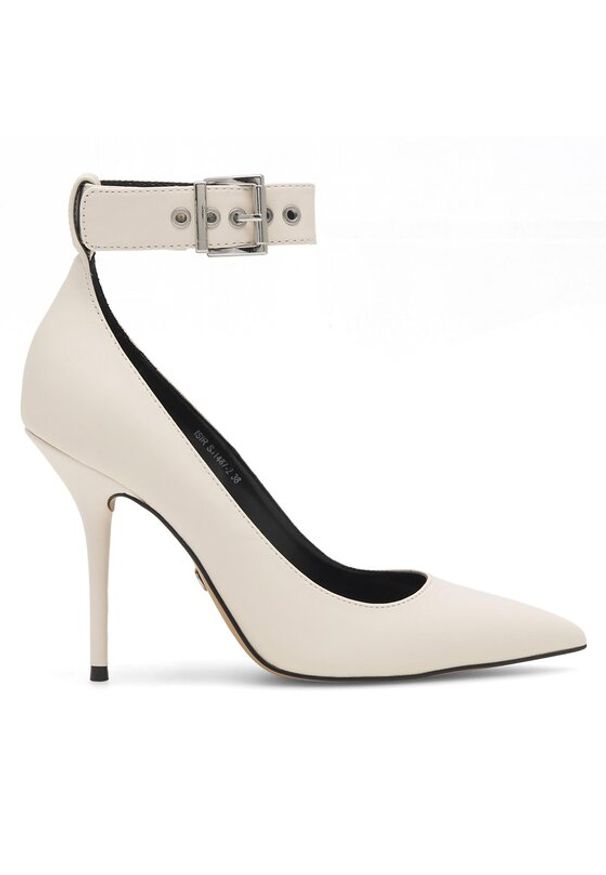Nine West Szpilki SJ1487-2 Biały. Kolor: biały. Materiał: skóra. Obcas: na szpilce