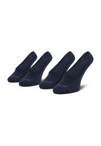 Calvin Klein Zestaw 2 par stopek męskich 701218708 Granatowy. Kolor: niebieski. Materiał: materiał