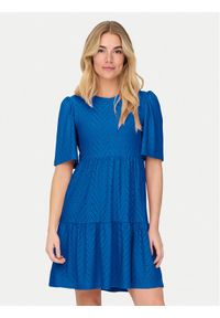 JDY Sukienka letnia Carla 15254680 Niebieski Regular Fit. Kolor: niebieski. Materiał: syntetyk. Sezon: lato