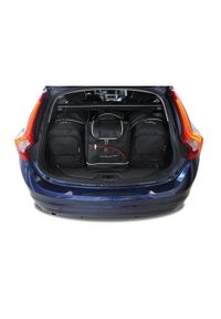 KJUST - Torby Do Bagażnika Volvo V60 2010-2018 4Szt Kjust. Kolor: czarny. Styl: sportowy #1