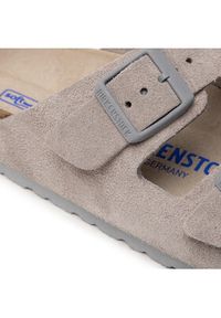 Birkenstock Klapki Arizona 1020557 Szary. Kolor: szary. Materiał: zamsz, skóra #3