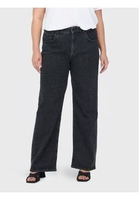 ONLY Carmakoma Jeansy 15265201 Czarny Regular Fit. Kolor: czarny