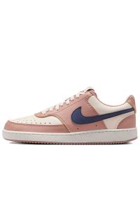 Buty damskie Nike Court Vision Low Next Nature DH3158-606 - różowe. Zapięcie: sznurówki. Kolor: różowy. Materiał: materiał, syntetyk, skóra, guma. Szerokość cholewki: normalna. Sezon: lato. Model: Nike Court