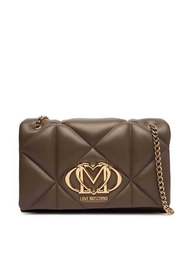 Love Moschino - LOVE MOSCHINO Torebka JC4041PP1OLC0203 Brązowy. Kolor: brązowy. Materiał: skórzane