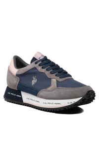 Sneakersy U.S. Polo Assn. Cleef004 CLEEF004W/BNS1 Dbl/Pin03. Kolor: niebieski. Materiał: materiał