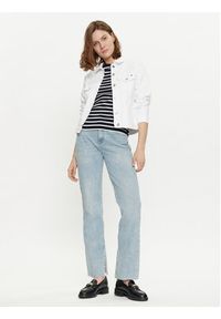 TOMMY HILFIGER - Tommy Hilfiger Kurtka jeansowa WW0WW41336 Biały Regular Fit. Kolor: biały. Materiał: bawełna #2