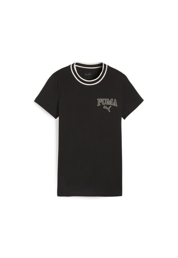 Koszulka sportowa damska Puma Squad Tee. Kolor: czarny. Długość rękawa: krótki rękaw. Długość: krótkie