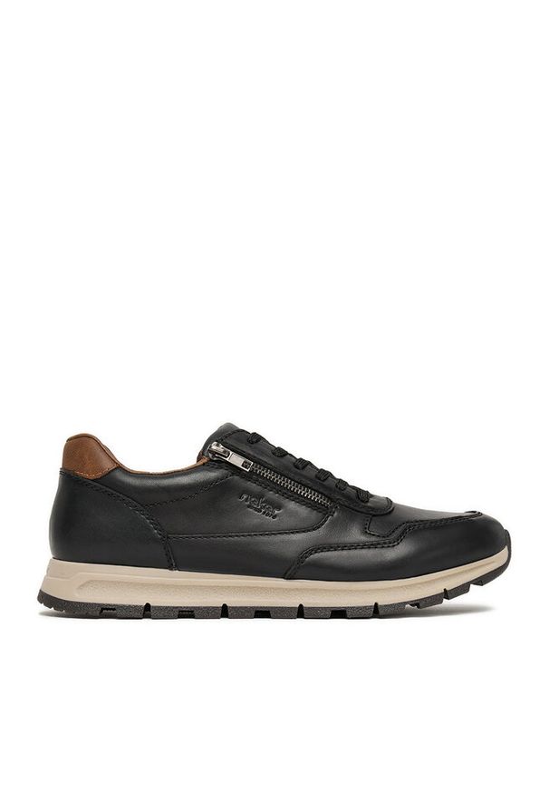 Sneakersy Rieker. Kolor: czarny