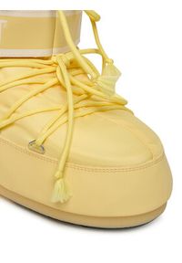 Moon Boot Śniegowce Mb Icon Low Nylon 80D1409340 Żółty. Kolor: żółty. Materiał: skóra