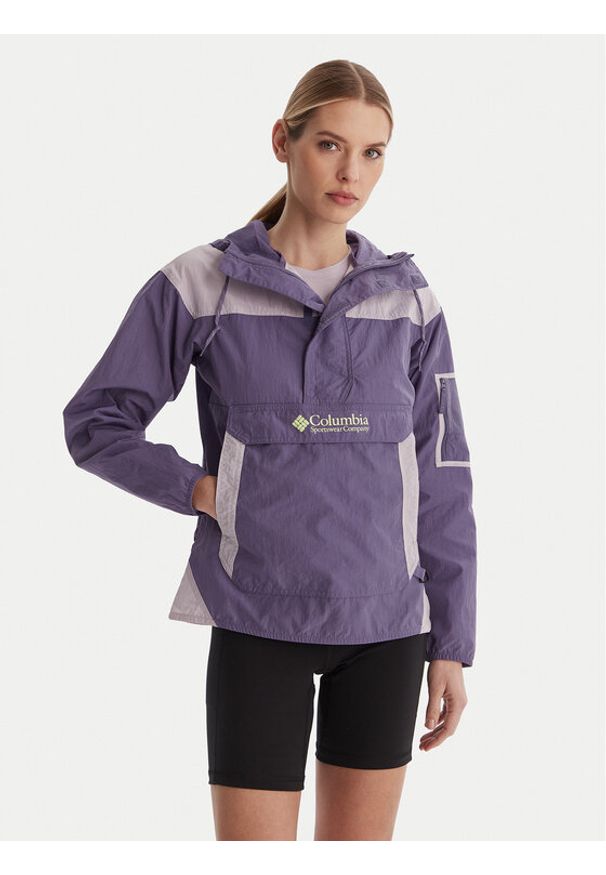 columbia - Columbia Kurtka anorak Challenger™ II Windbreaker 2116592 Fioletowy Regular Fit. Kolor: fioletowy. Materiał: syntetyk