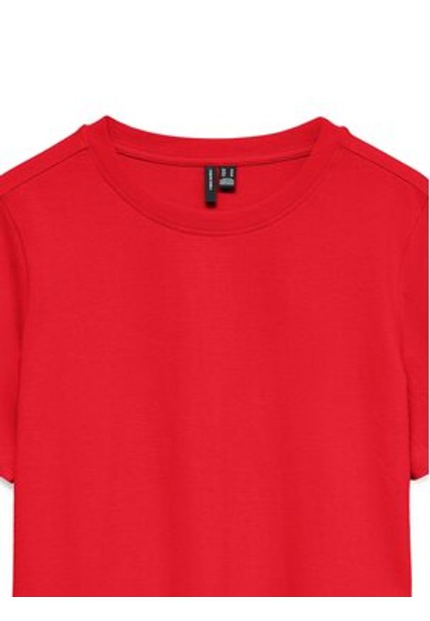 Vero Moda T-Shirt Paulina 10316991 Różowy Regular Fit. Kolor: różowy. Materiał: bawełna