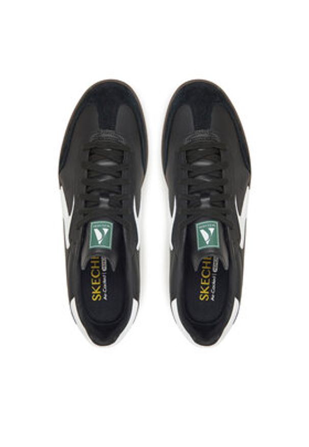 skechers - Skechers Sneakersy Hotshot - Pyke 254150/BLW Czarny. Kolor: czarny. Materiał: skóra