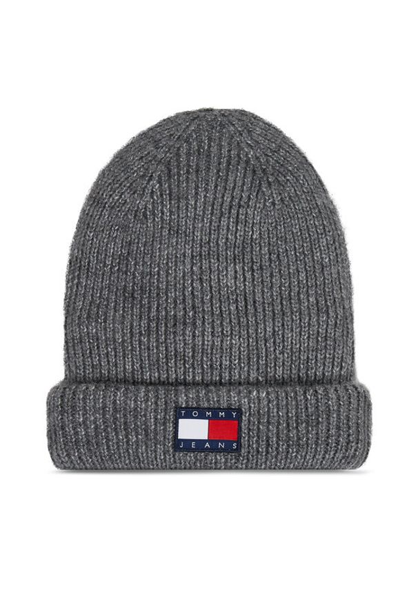 Tommy Jeans Czapka Tjw Soft Ready Beanie AW0AW15464 Szary. Kolor: szary. Materiał: syntetyk