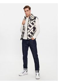 TOMMY HILFIGER - Tommy Hilfiger Bezrękawnik New York MW0MW34020 Beżowy Regular Fit. Kolor: beżowy. Materiał: syntetyk. Długość rękawa: bez rękawów #5