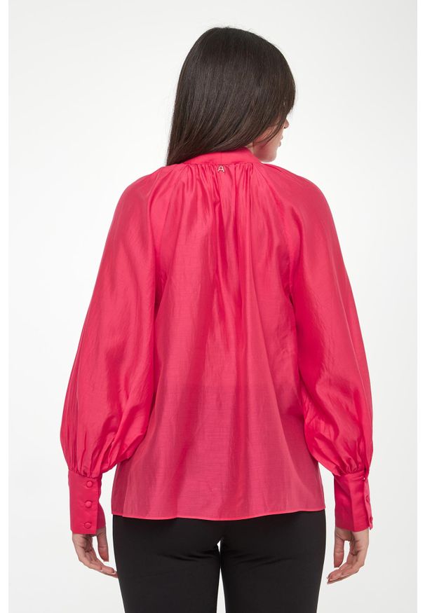 Twinset Milano - Koszula damska satynowa TWINSET ACTITUDE. Materiał: satyna