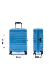 AMERICAN TOURISTER - American Tourister Walizka kabinowa Flashline Pop 151099-5653-1CNU Niebieski. Kolor: niebieski #6