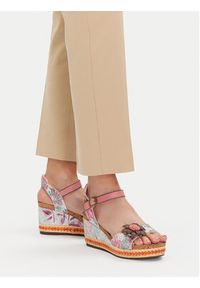 Laura Vita Espadryle Facyo 06 Kolorowy. Materiał: skóra. Wzór: kolorowy