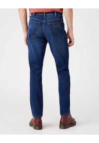 Wrangler - WRANGLER TEXAS SLIM MĘSKIE SPODNIE JEANSOWE BLUE SILK W12SCV39Z #5