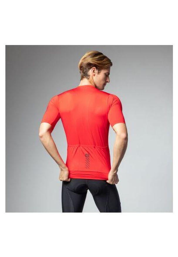 ALÉ CYCLING - Koszulka rowerowa męska Alé Cycling Solid Color Block 2.0. Kolor: czerwony, wielokolorowy, czarny