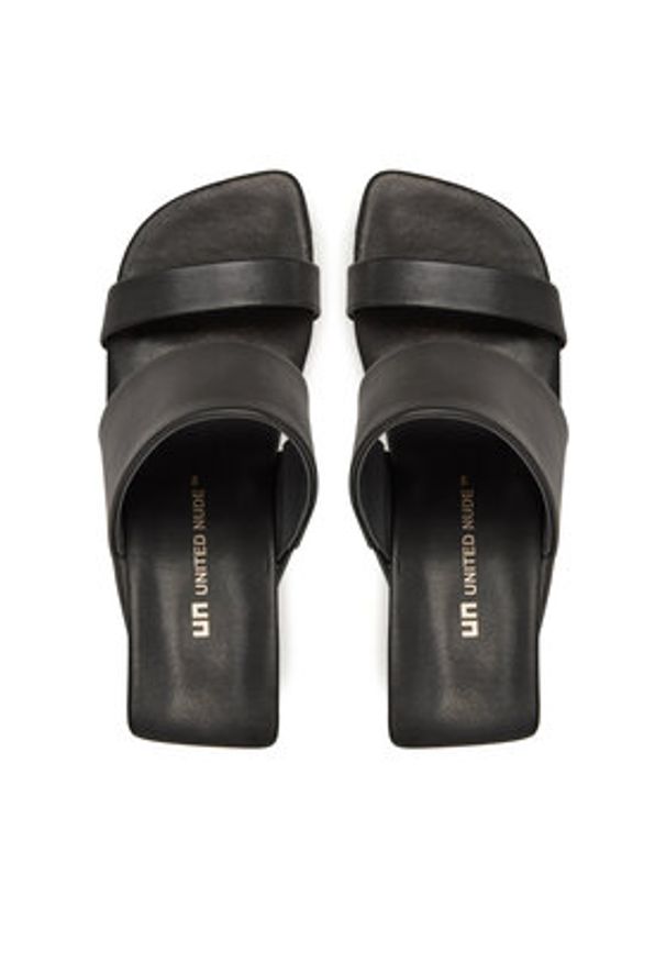 United Nude Klapki Loop Hi 1000501162 Czarny. Kolor: czarny. Materiał: skóra
